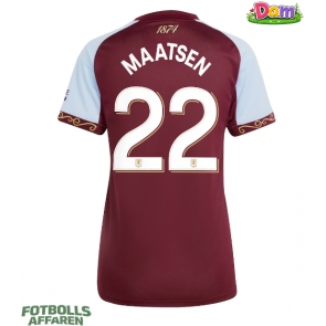 Aston Villa Ian Maatsen #22 Hemmatröja Kvinnor 2025-26 Kortärmad